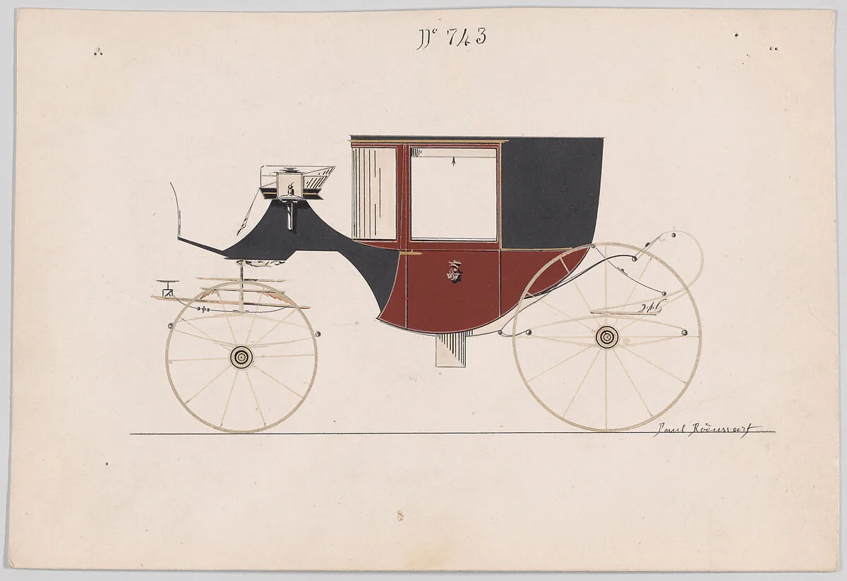 Design for Clarence, no. 743 — Brewster & Co.|Paul Rodissart