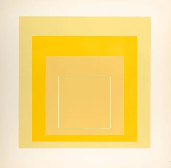 Proof for White Line Square series — Josef Albers|Gemini G.E.L.|Kenneth E. Tyler