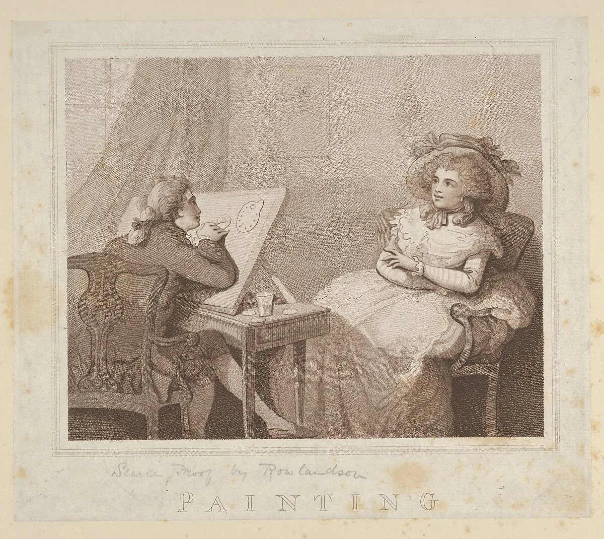 Painting — Thomas Rowlandson|Richard Cosway