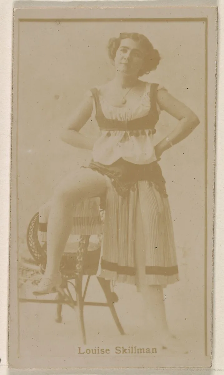 Louise Skillman, from the Actresses series (N245) issued by Kinney Brothers to promote Sweet Caporal Cigarettes — Kinney Brothers Tobacco Company