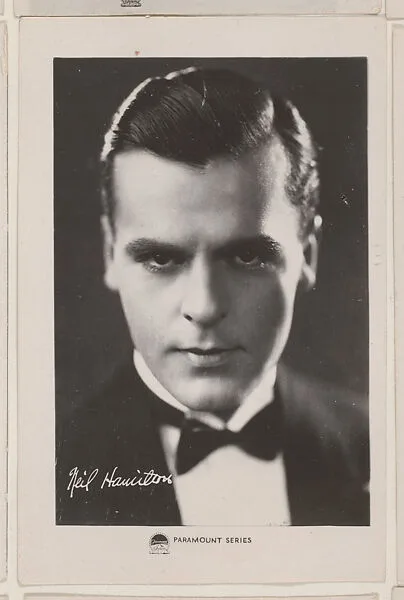 Neil Hamilton from Paramount Series Movie Star trading cards (W500) — Unknown