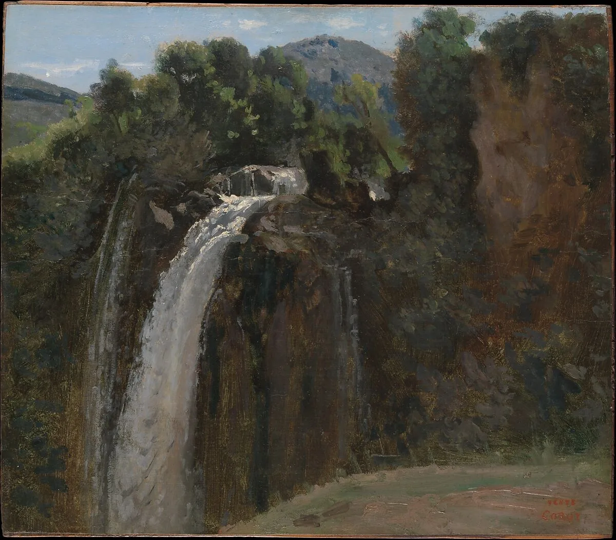 Waterfall at Terni — Camille Corot