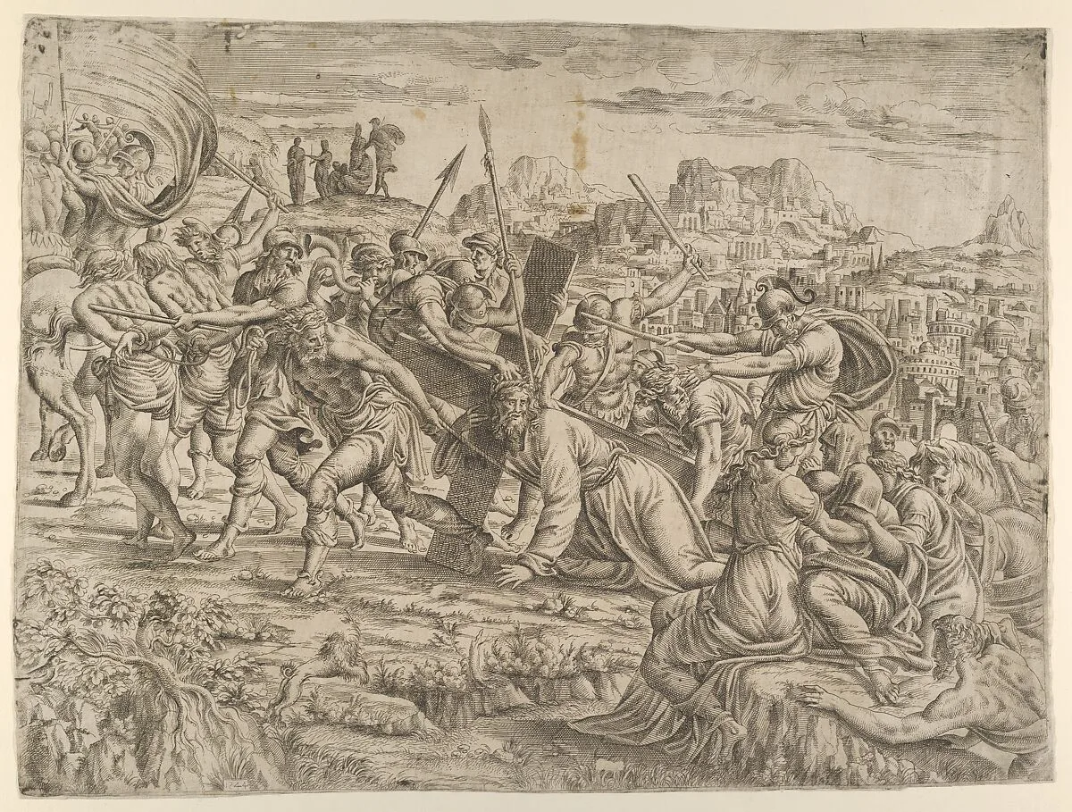 Christ Carrying of the Cross — Luca Penni|Jean Mignon