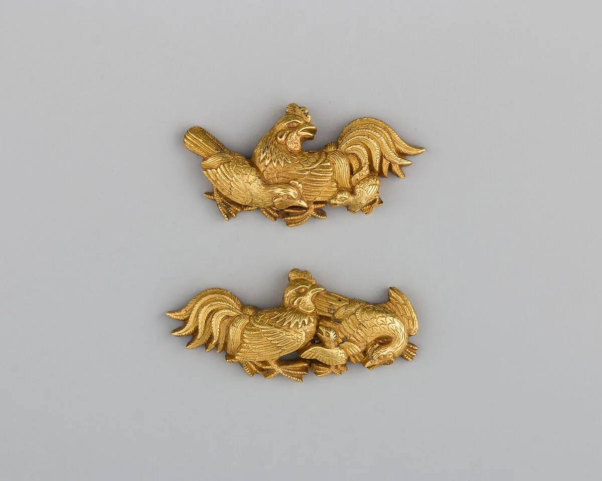Pair of Sword-Grip Ornaments (Menuki) — Unknown