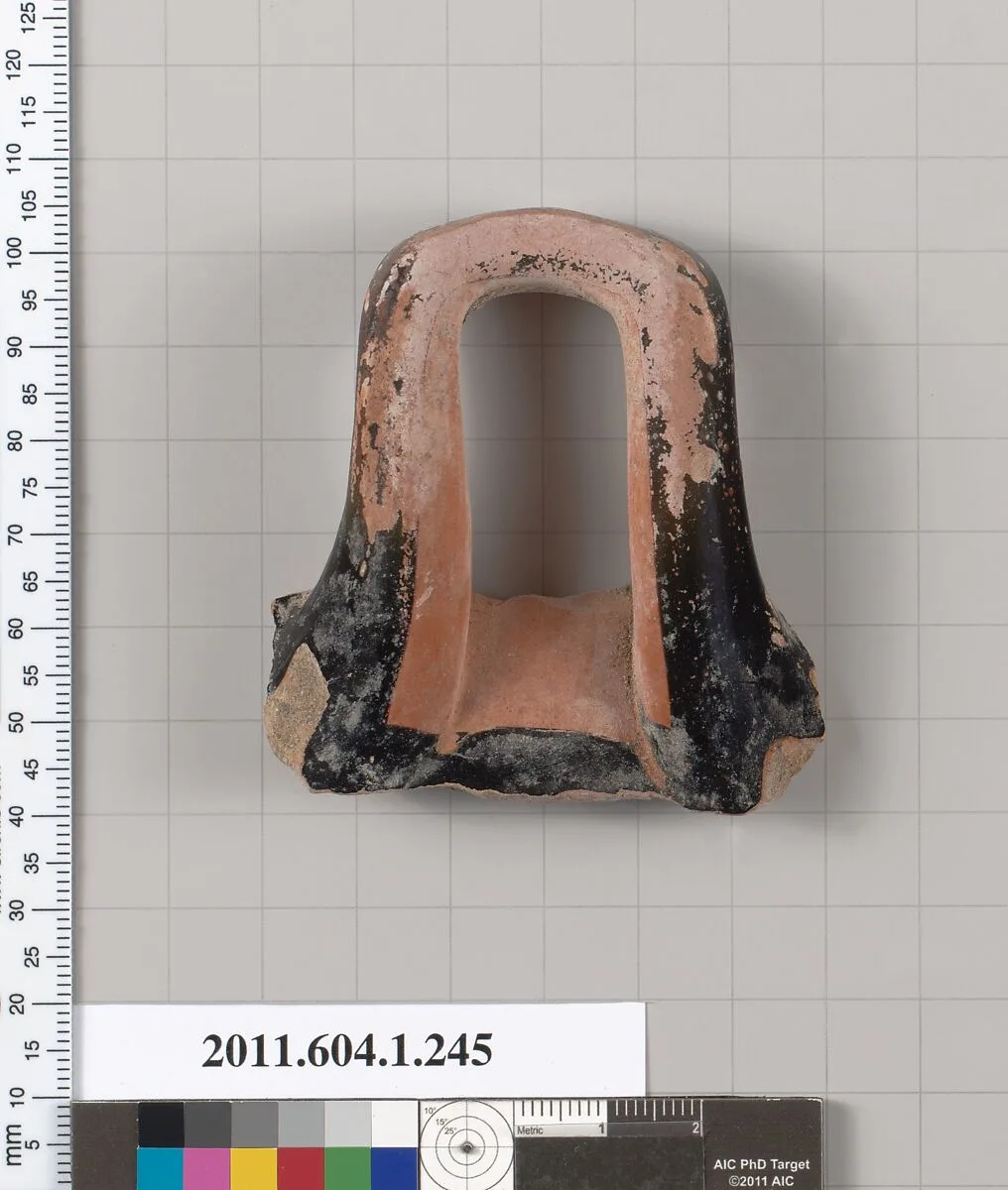 Terracotta fragment of a kylix (drinking cup) — Unknown
