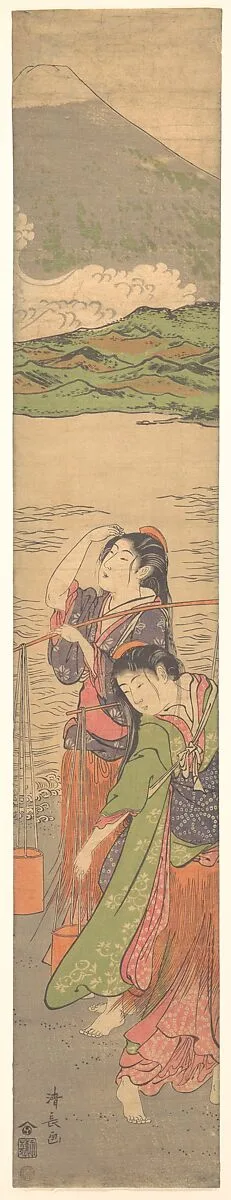 Shiokumi|Dance of the Beach Maidens — Torii Kiyonaga