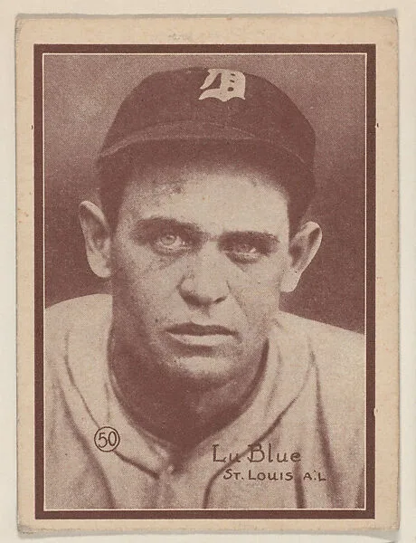 Lu Blue, St. Louis A.L. from the Baseball trade card series (W517) — Unknown