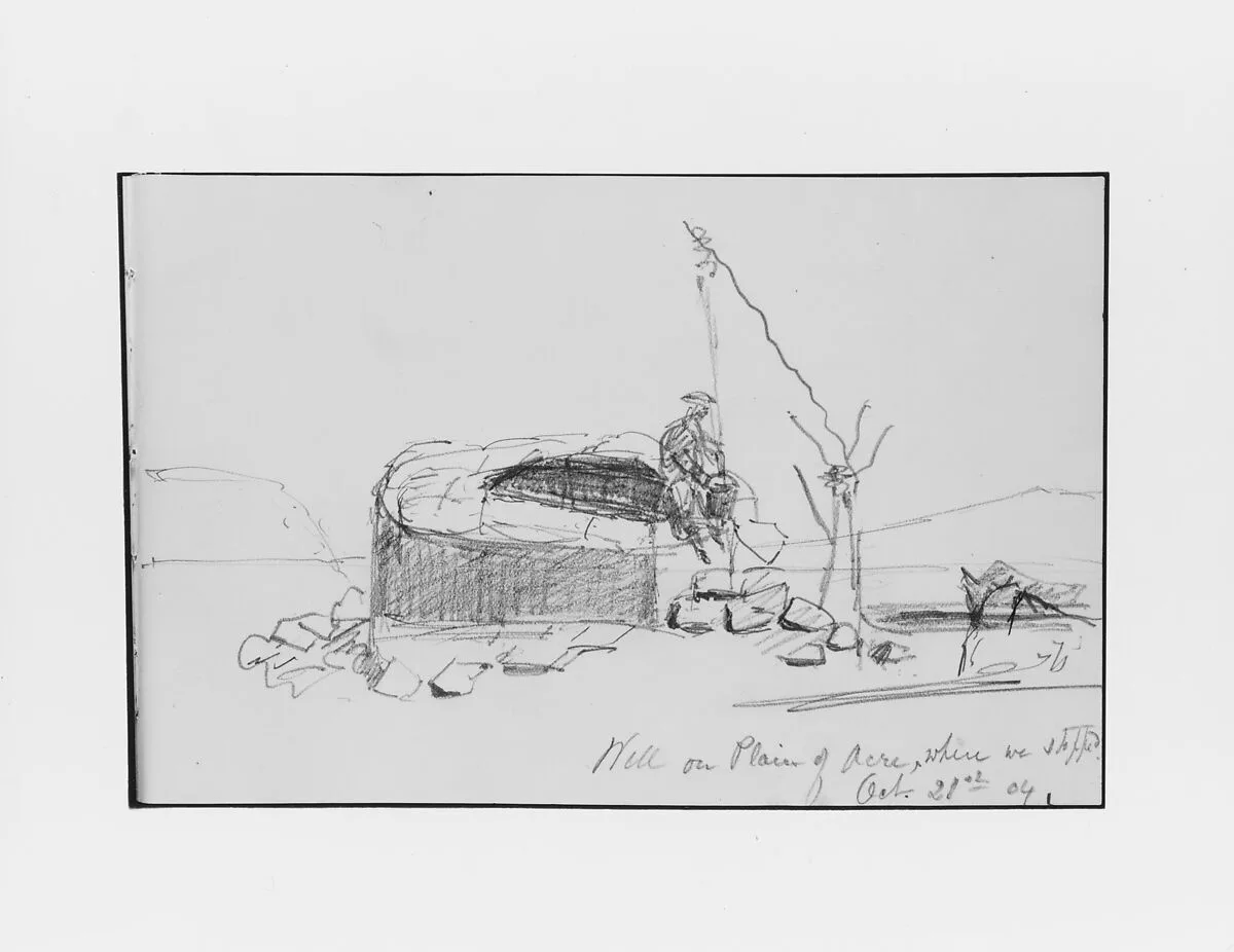 Well on Plain of Acre (from Sketchbook) — Mary Newbold Sargent