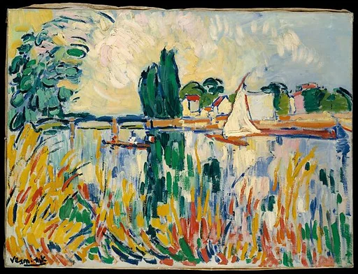 Boats on the Seine at Chatou
