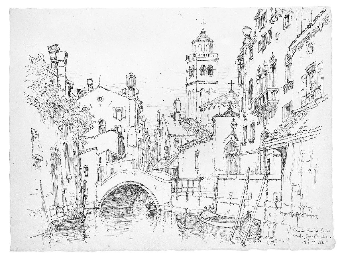 Canale dei Agni Santi, Campo San Sebastiano, Venice — Andrew Fisher Bunner