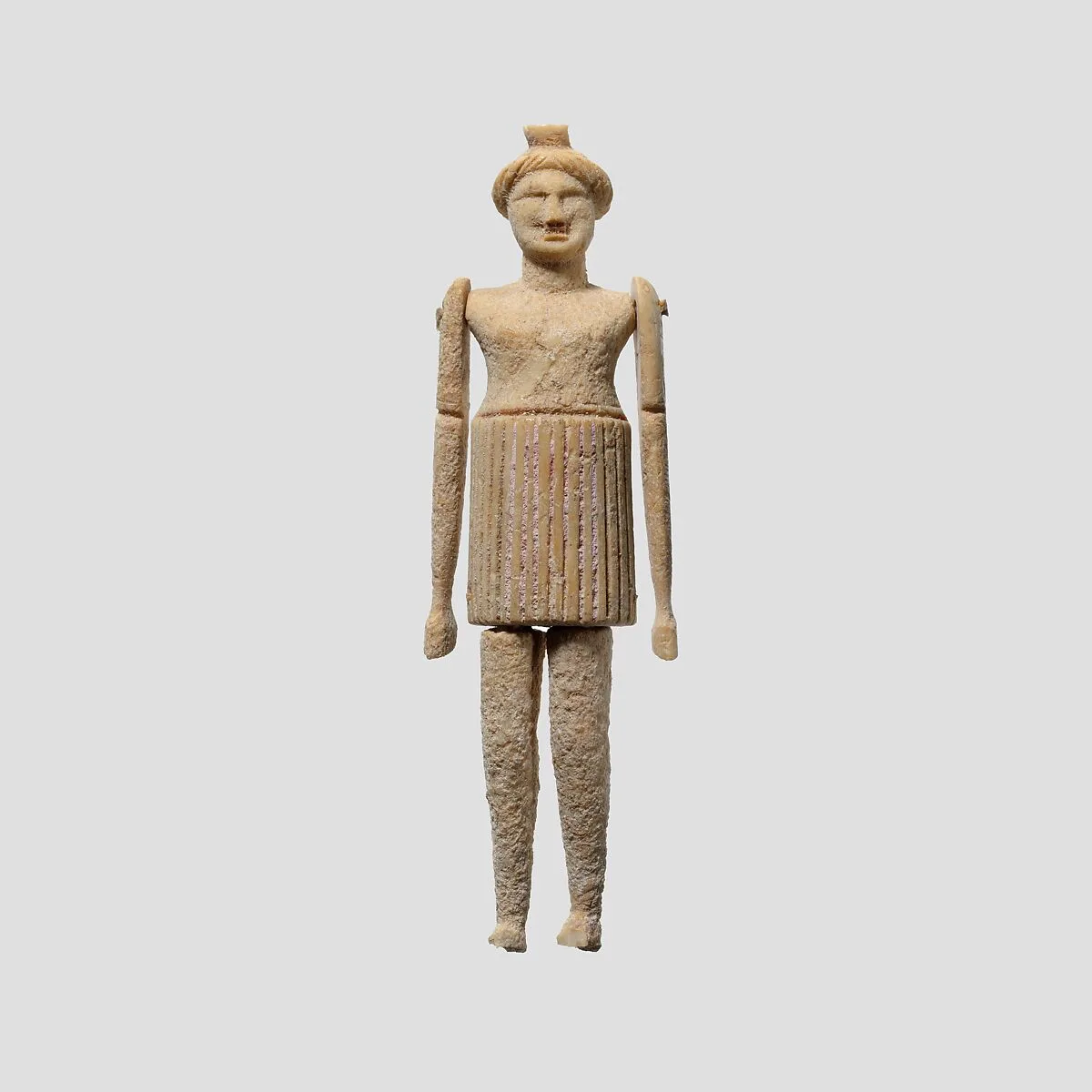 Bone doll with articulated limbs — Unknown