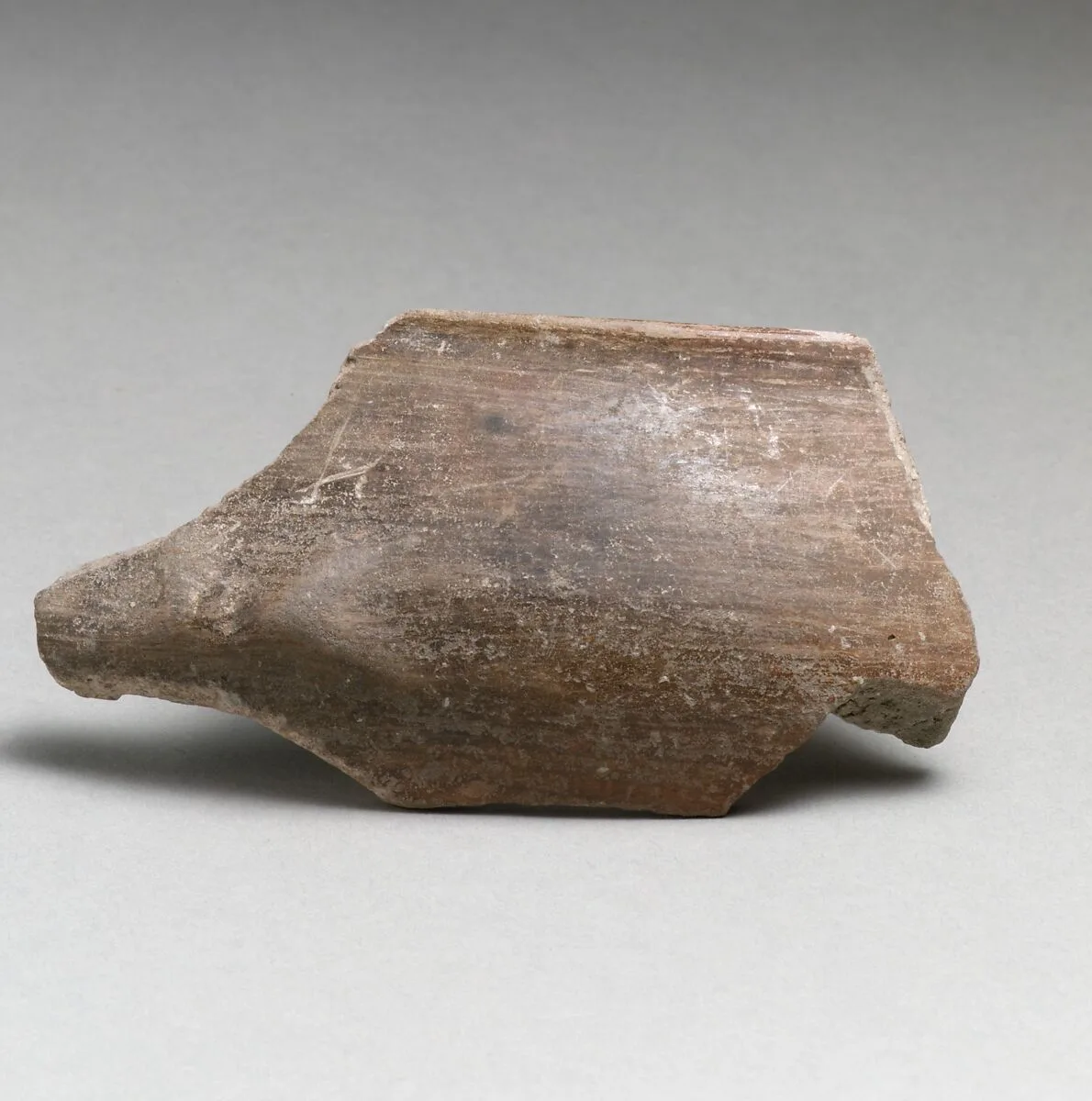 Terracotta rim fragment of a bowl — Unknown