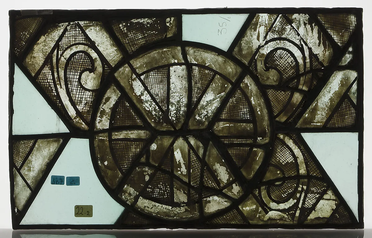 Grisalle Glass Panel — Unknown