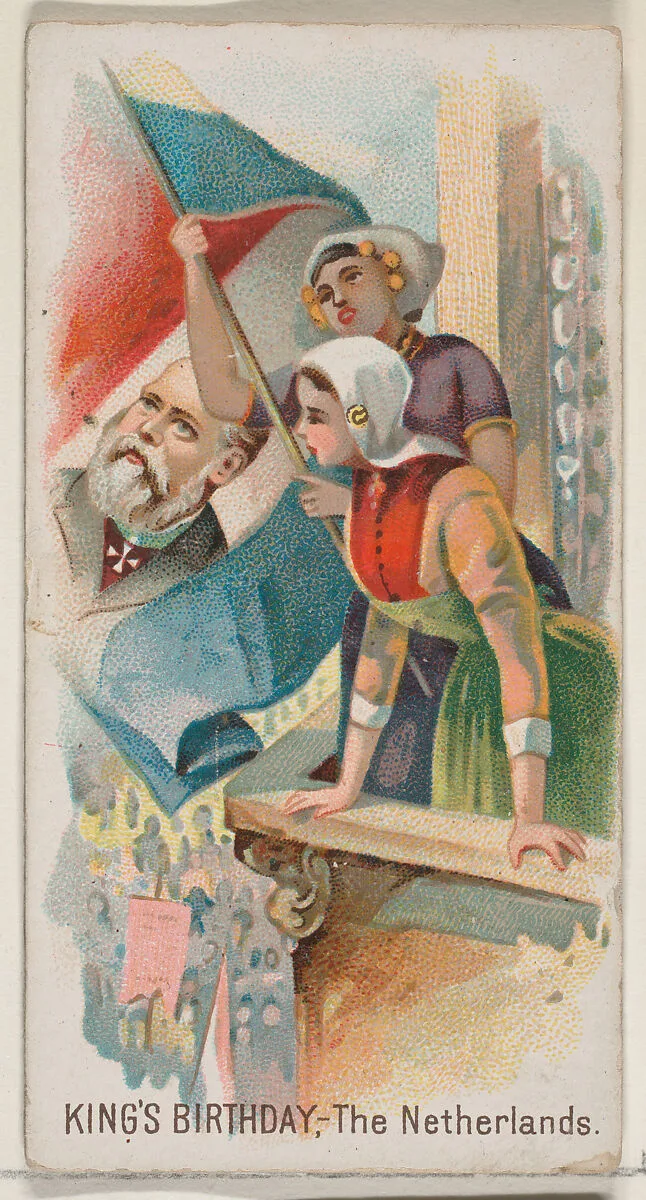 King's Birthday, The Netherlands, from the Holidays series (N80) for Duke brand cigarettes — W. Duke, Sons & Co.|George S. Harris & Sons