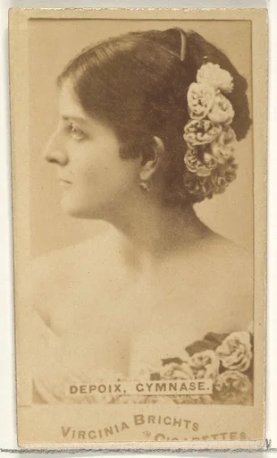Depoix, Gymnage, from the Actors and Actresses series (N45, Type 1) for Virginia Brights Cigarettes