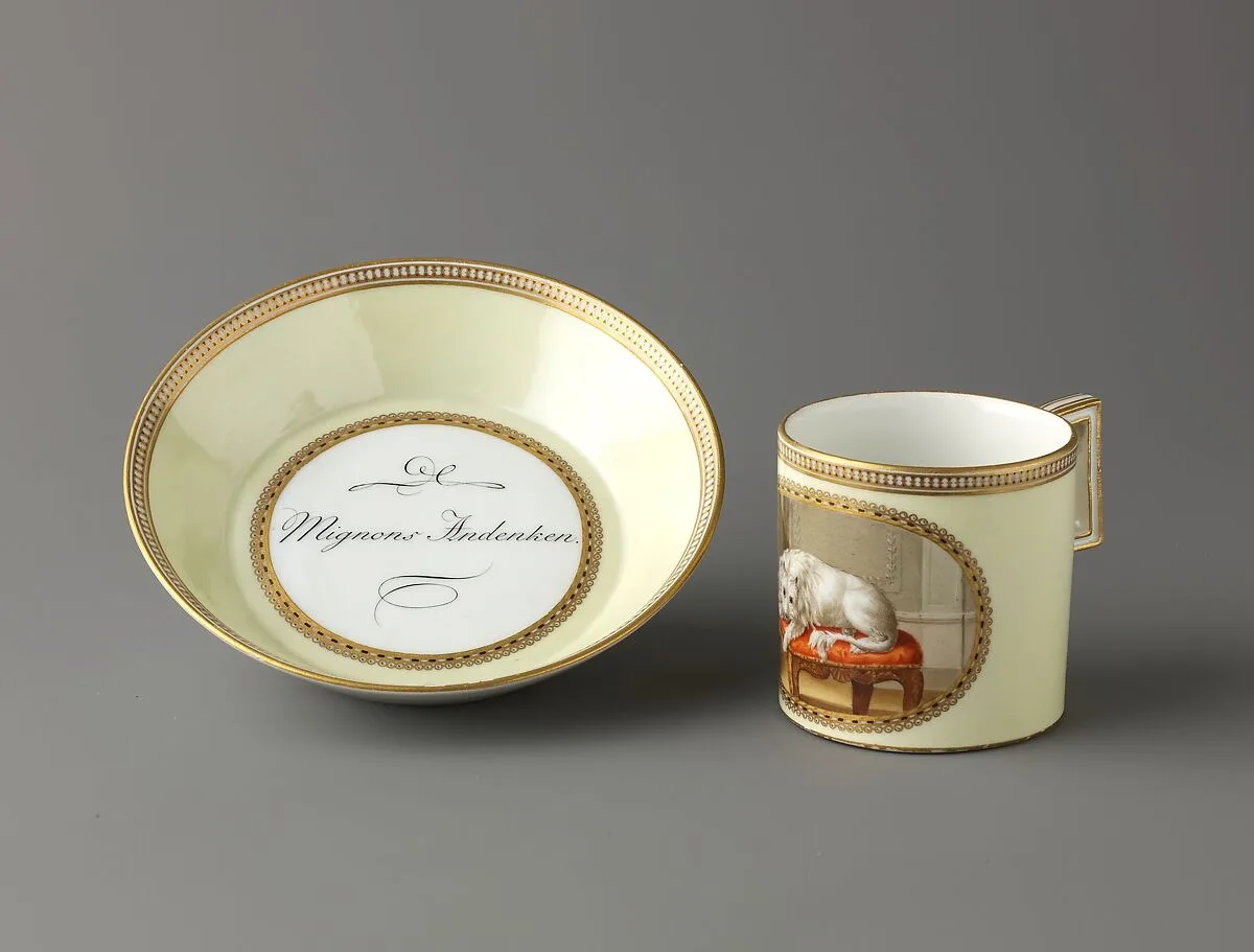 Cup and saucer — Unknown