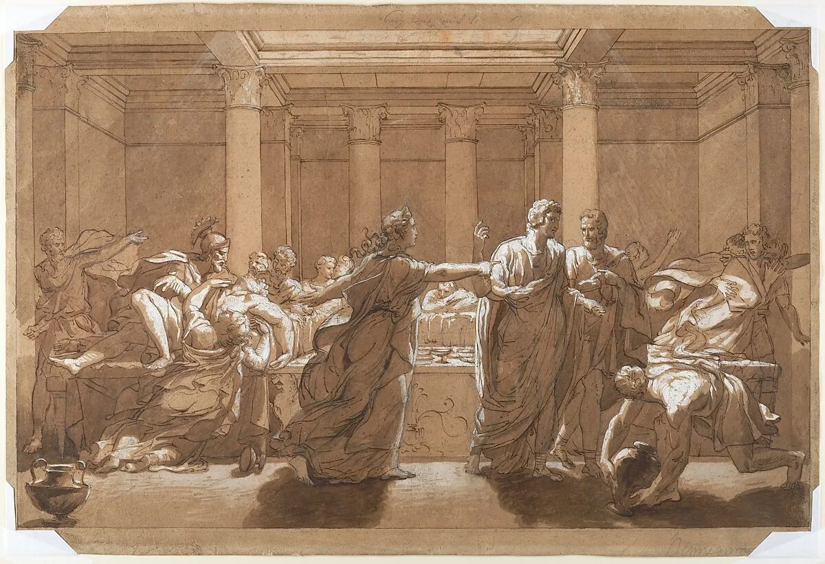 The Death of Britannicus — Alexandre Denis Abel de Pujol