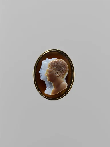 Jugate portrait of a couple in Roman style