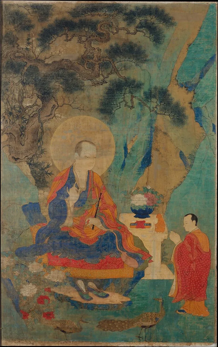 明 佚名 羅漢圖 軸|The Arhat Vajraputra — Unidentified artist
