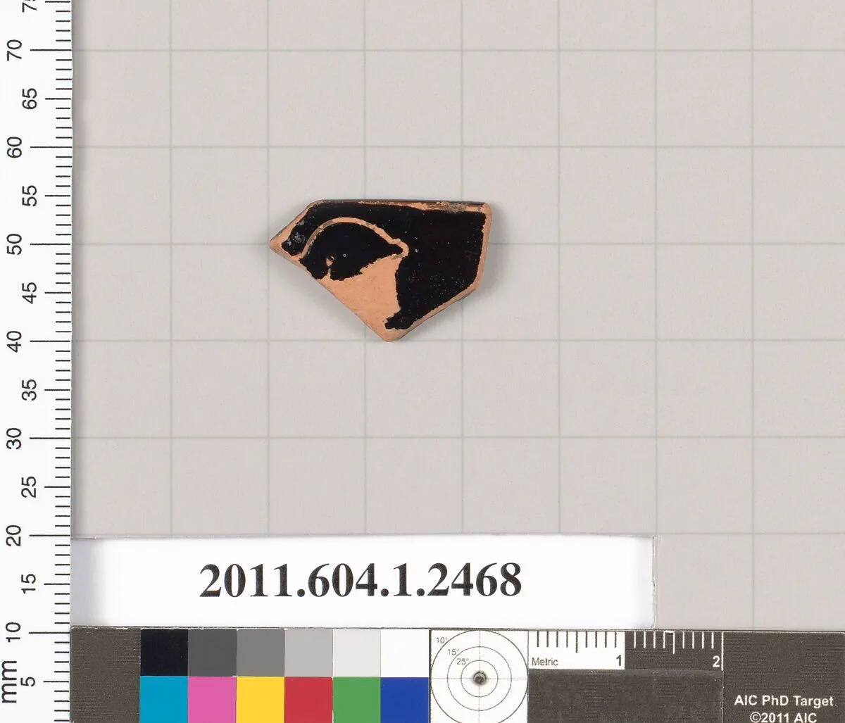 Terracotta rim fragment of a kylix (drinking cup) — Unknown