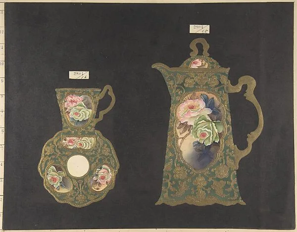 European porcelain designs in Japanese style — Unknown