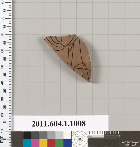 Terracotta fragment of a kylix (drinking cup)