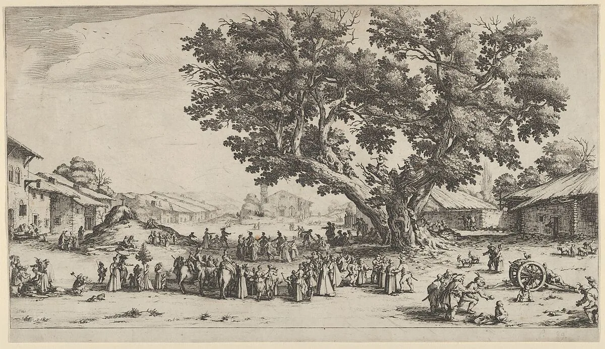 May Day Celebrations at Xeuilley — Jacques Callot
