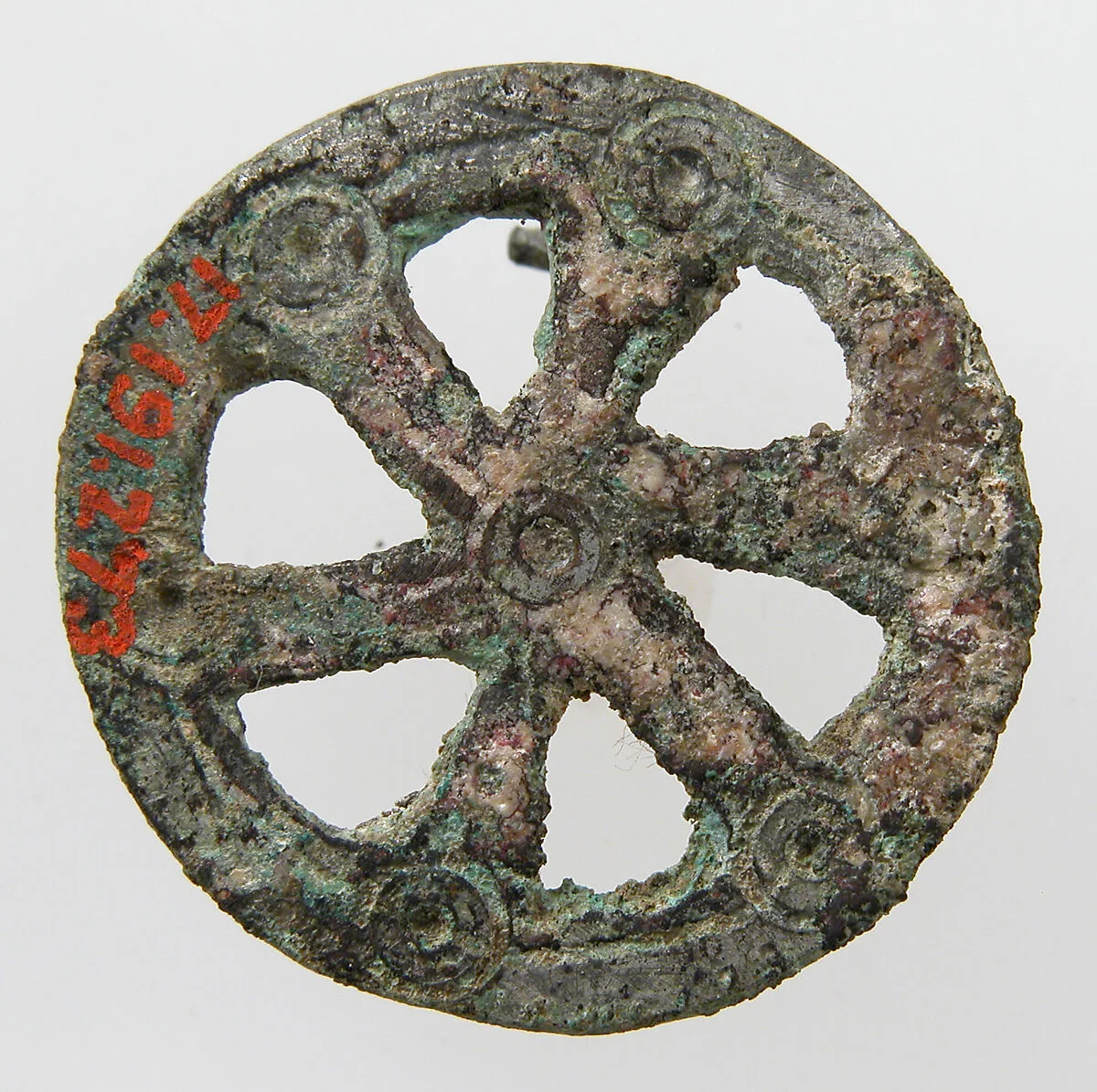 Flat Circular Openwork Ornament from a Belt — Unknown