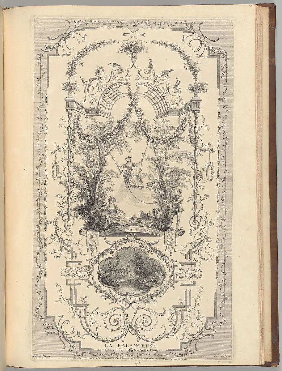 L'Oeuvre D'Antoine Watteau Pientre du Roy en son Academie Roïale de Peinture et Sculpture Gravé d'après ses Tableaux & Desseins originaux...par les Soins de M. de Jullienne, Volume III — Antoine Watteau