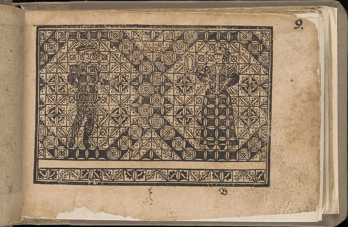 Schön newes Modelbuch (Page 9r) — Sigismundus Latomus