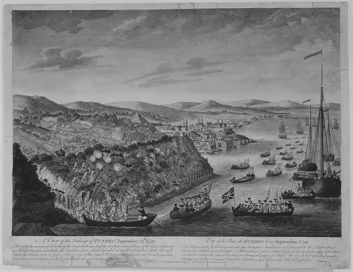 A View of the Taking of Quebec, September 13, 1759 — Bowles & Carver|Robert Wilkinson