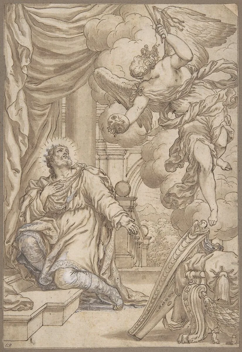 David Chooses Three Days of Pestilence (II Samuel 24:10-17) — Valentin Lefebvre