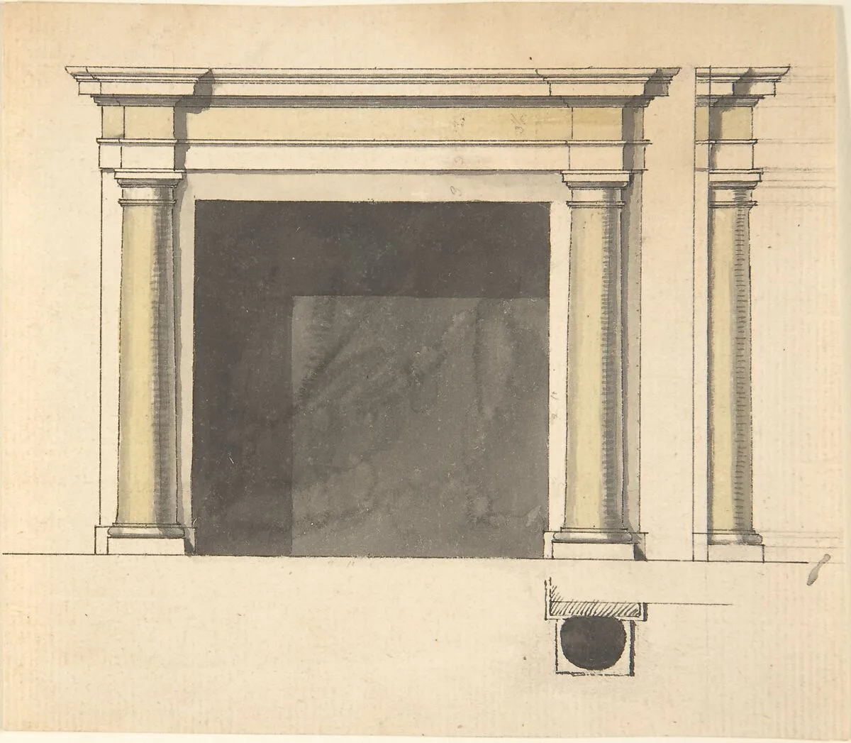 Design for a Chimneypiece — Sir William Chambers