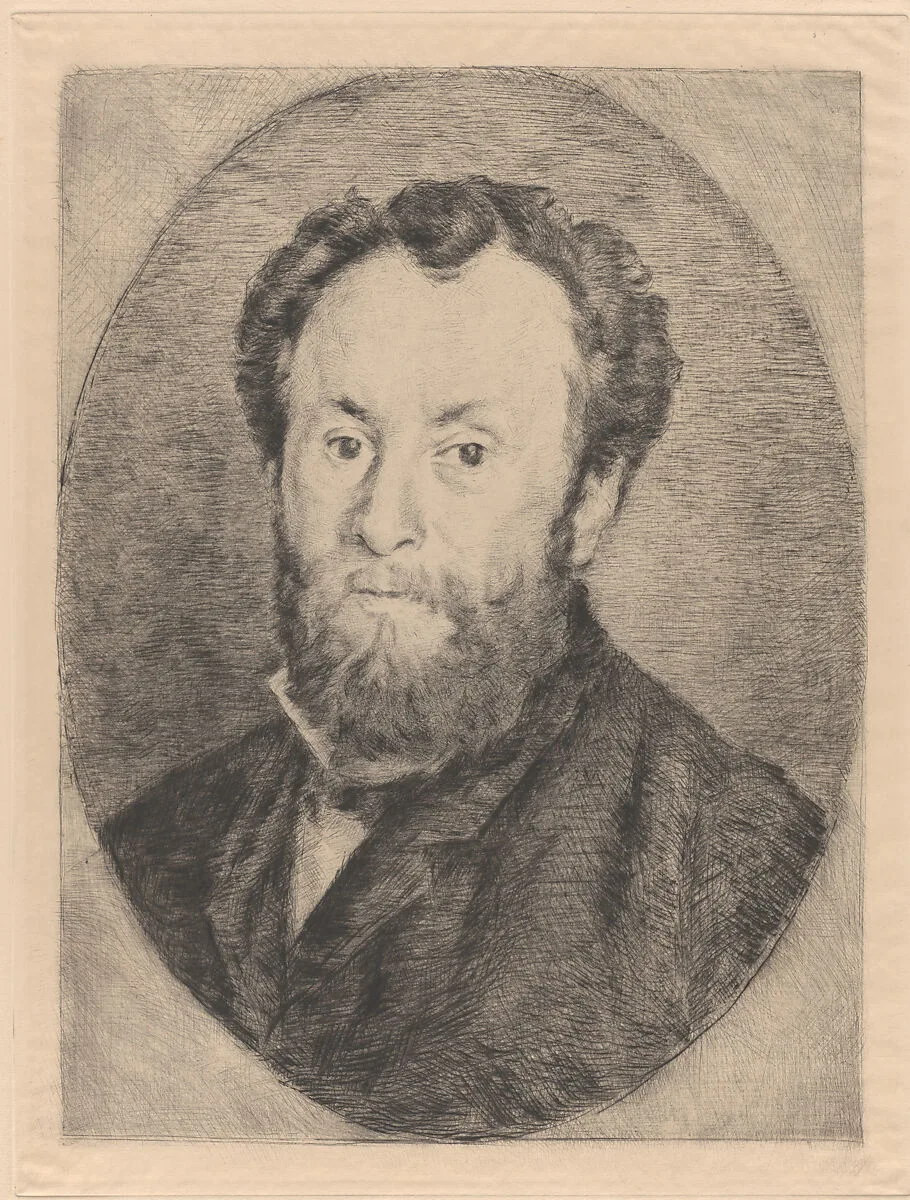 Portrait of the General Counsel of Geneva, Richard, large format — Marcellin Desboutin