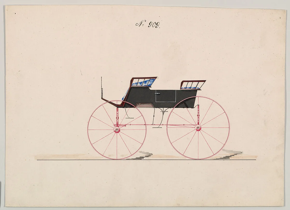 Design for Wagon, no. 909 — Brewster & Co.