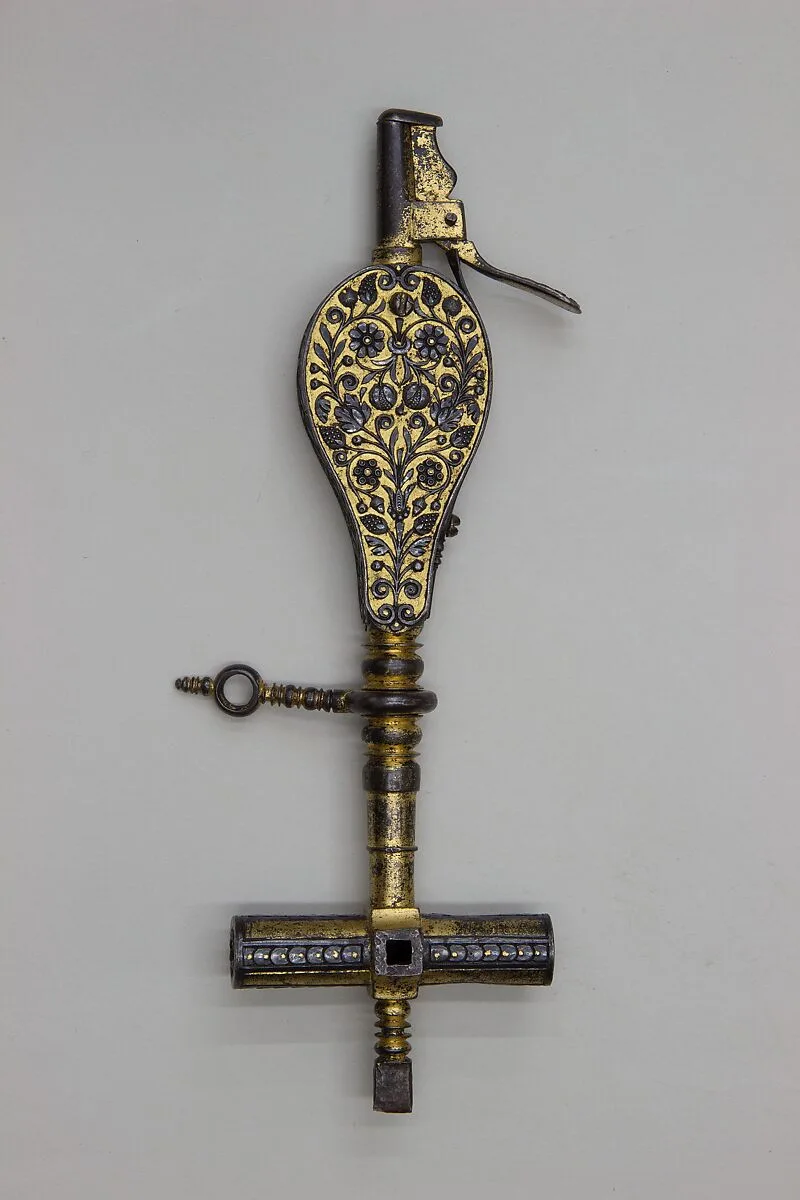 Wheellock Spanner with Priming Flask and Screwdriver — Daniel Sadeler