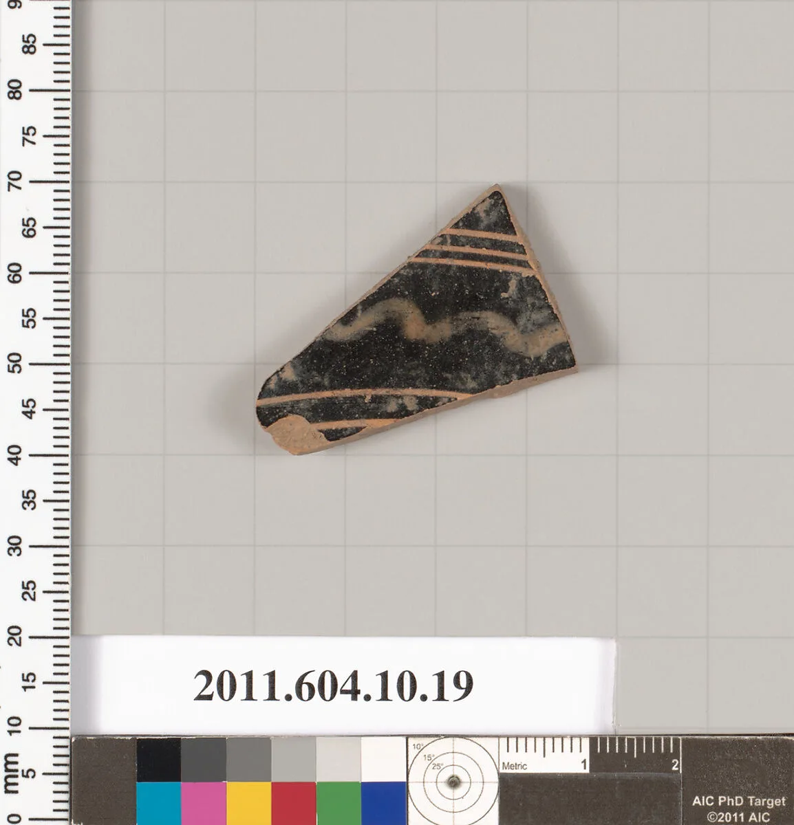 Terracotta fragment of a kylix (drinking cup) — Unknown
