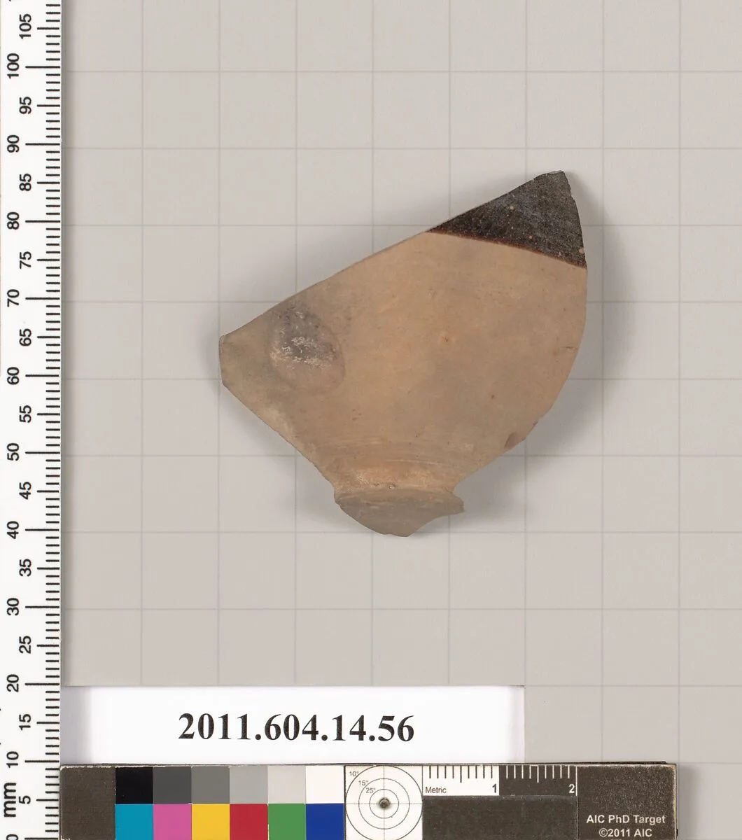 Terracotta fragment of a closed shape — Unknown