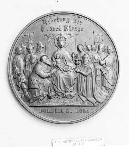 To commemorate the completion of Cologne Cathedral by King William I of Prussia, 1880