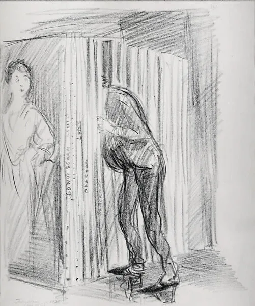 Picture Racks At The Macbeth Gallery — John Sloan