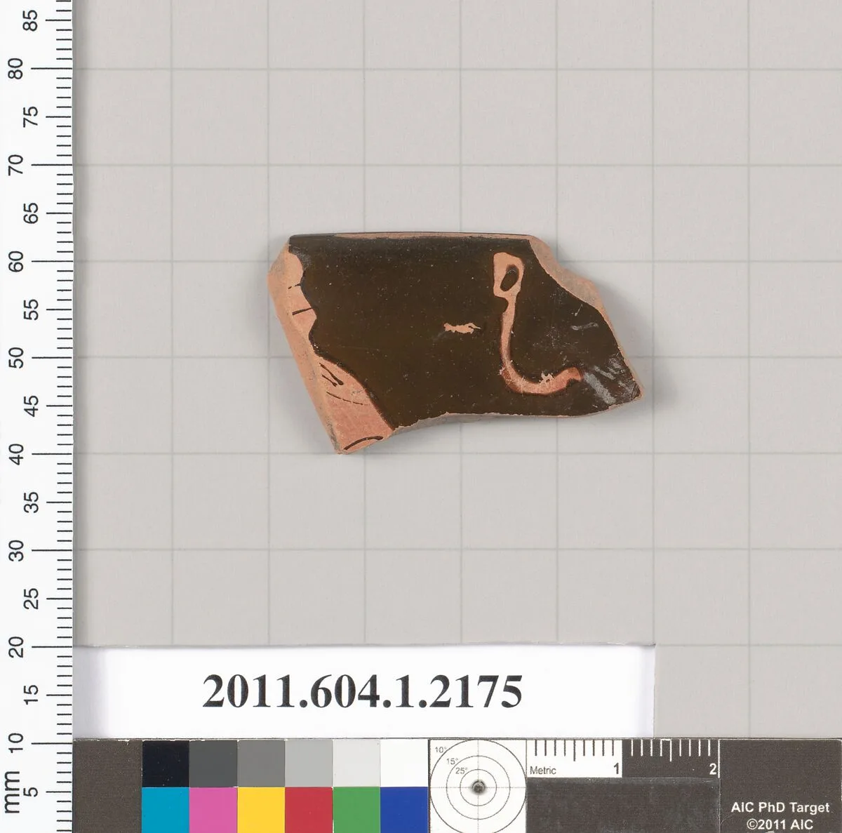 Terracotta rim fragment of a kylix (drinking cup) — Unknown