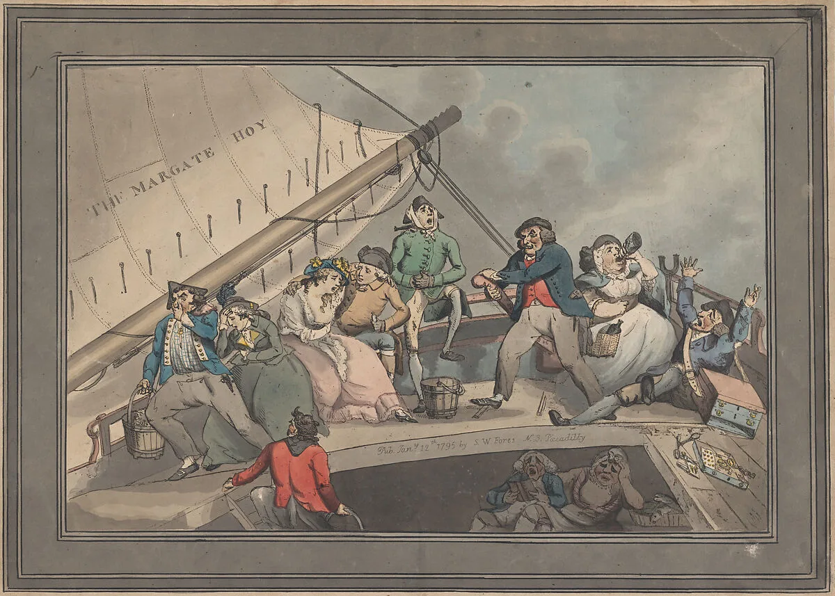The Margate Hoy — S. W. Fores|Charles Catton, Jr.|Thomas Rowlandson