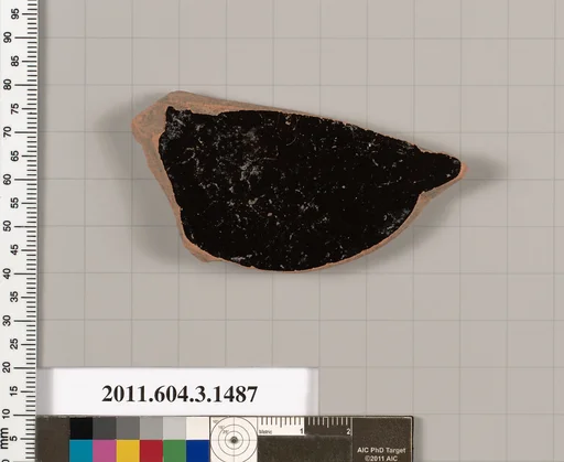 Terracotta fragment of a skyphos (deep drinking cup)