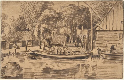 Landscape with a Canal in the Foreground