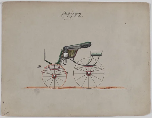 Design for Pony Phaeton, no. 3782