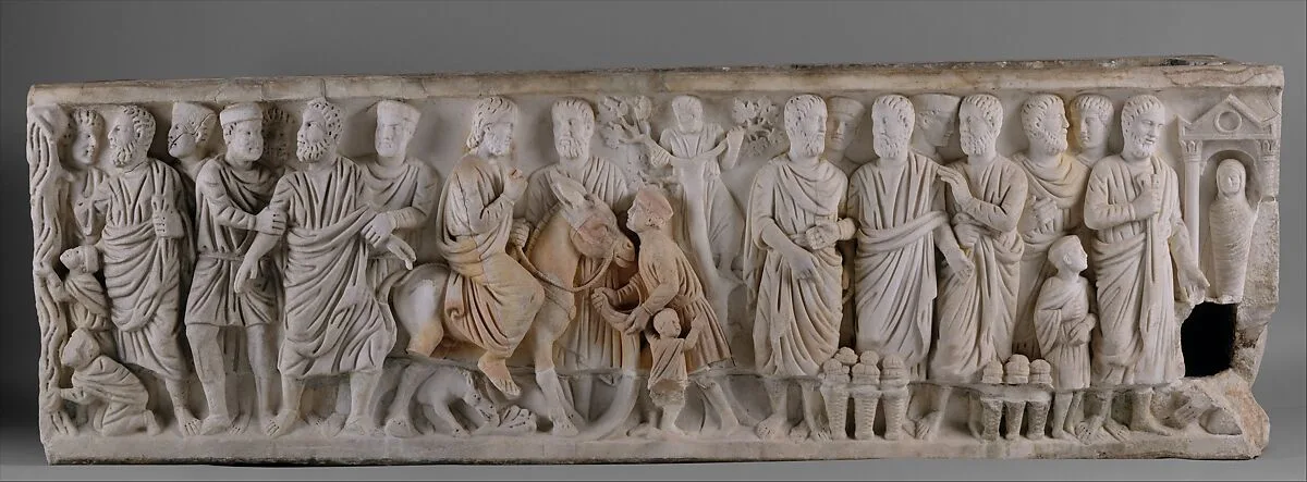 Sarcophagus with Scenes from the Lives of Saint Peter and Christ — Unknown