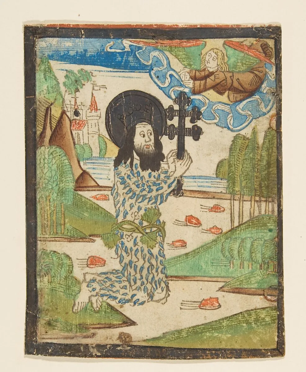 Saint Onuphrius — Anonymous, German, Augsburg, 15th century