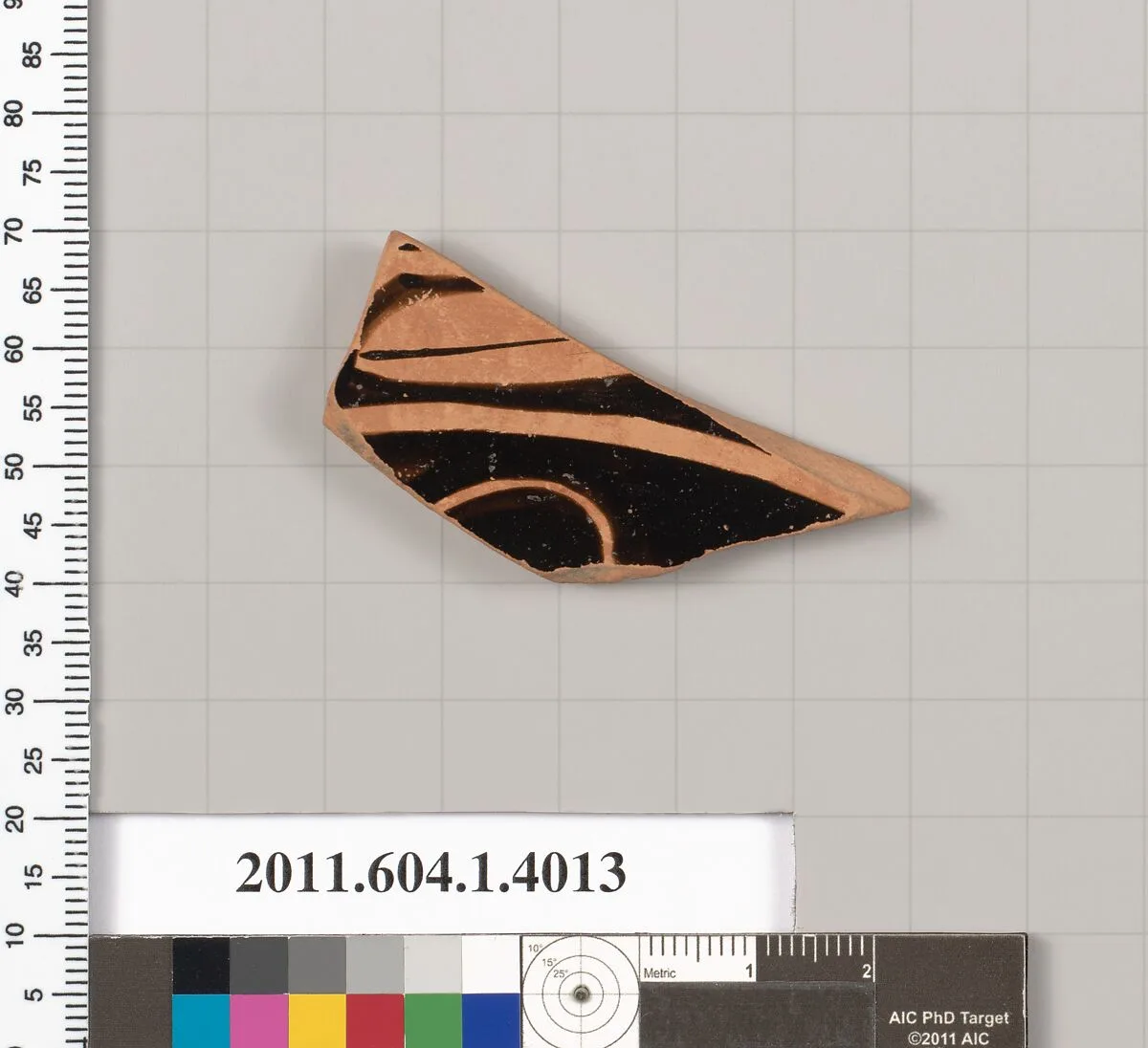 Terracotta fragment of a kylix (drinking cup) — Unknown