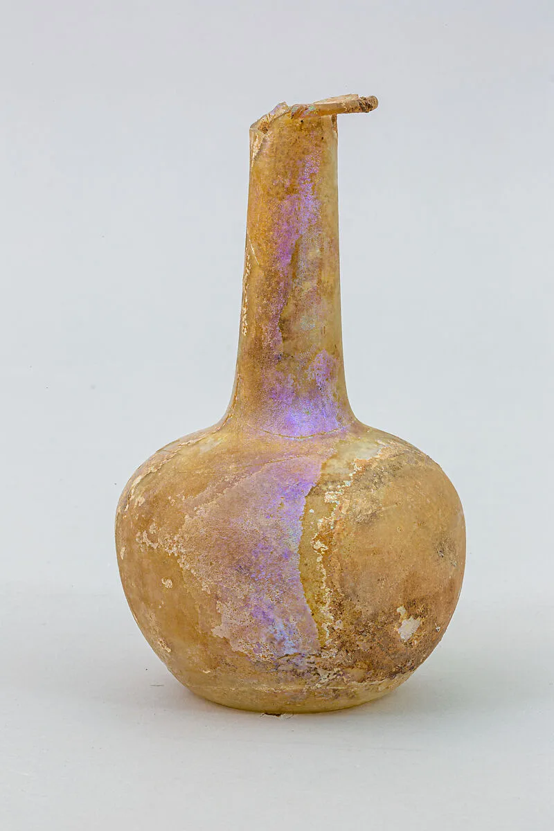 Glass perfume bottle — Unknown