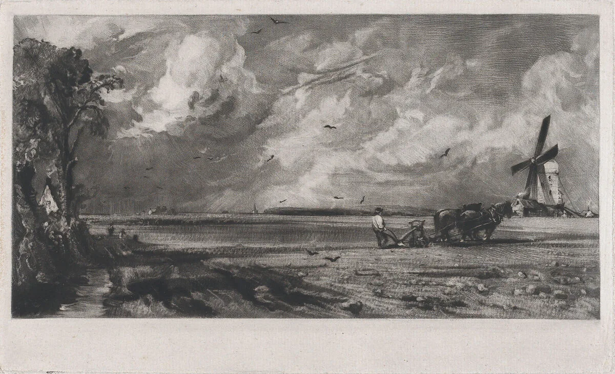 Spring — David Lucas|John Constable